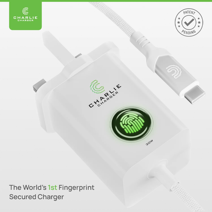 Charlie Charger 30W USB-C 2 Metre White