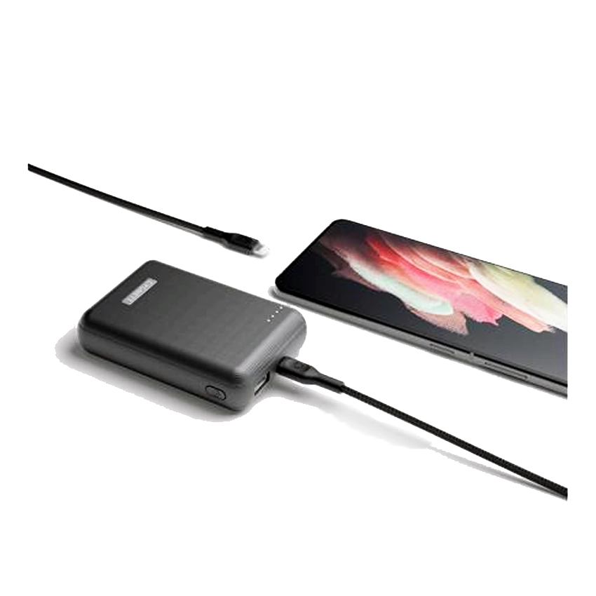Cygnett Fast Charging travel bundle 10000mAh Power Bank Cable USB-C a Lightning Negro