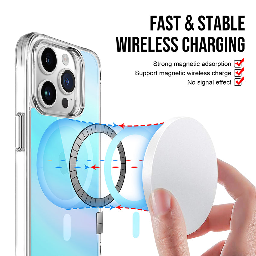 Pure Rainbow Magsafe Case iPhone 15 Pro Max