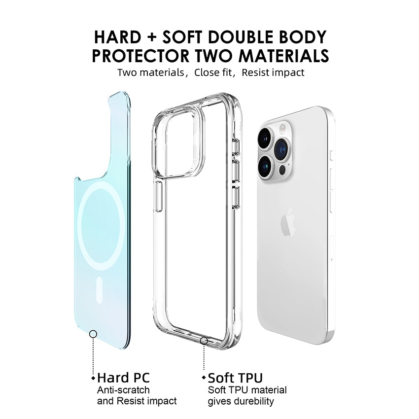 Pure Rainbow Magsafe Case iPhone 15 pro