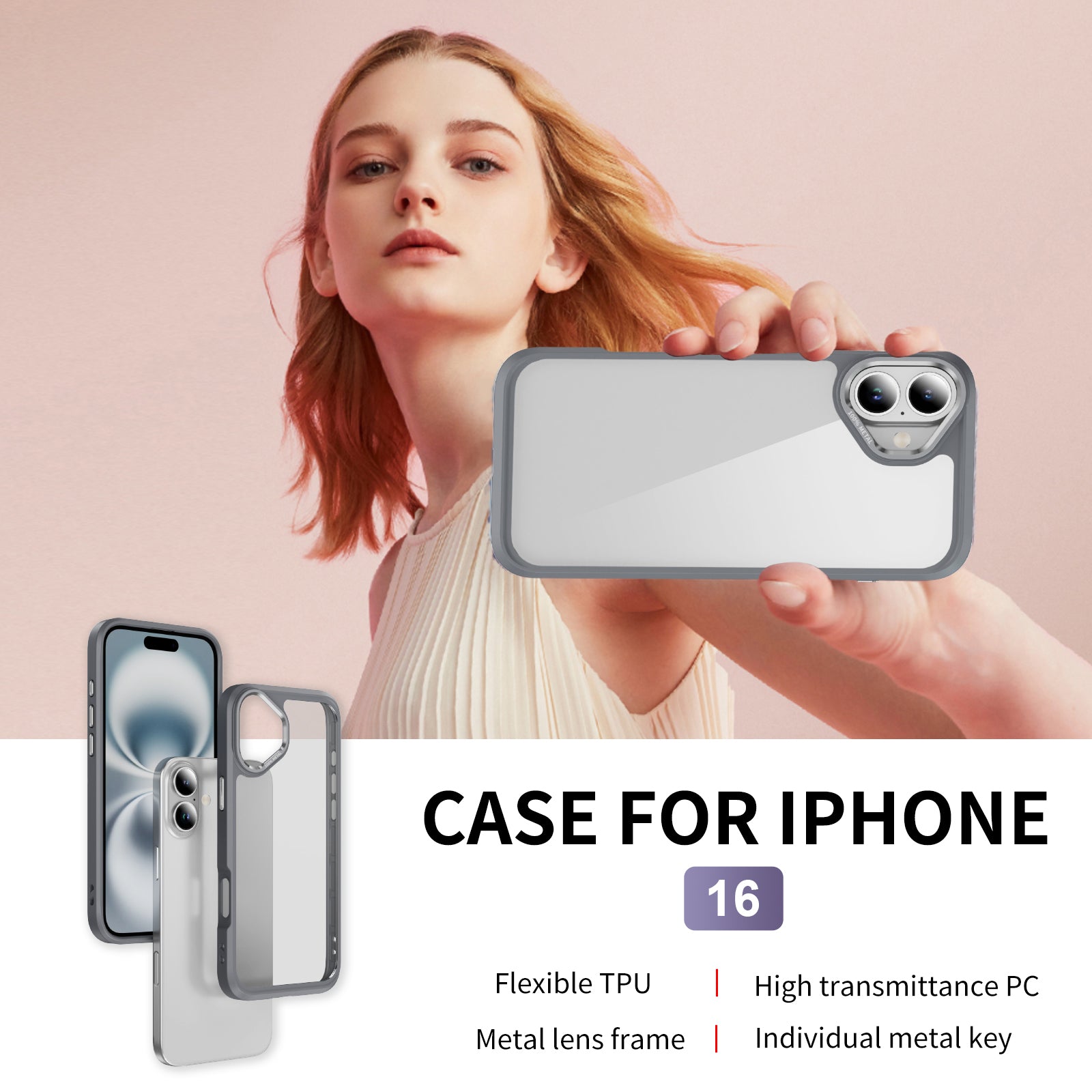 Transparency Goggles Case iPhone 16