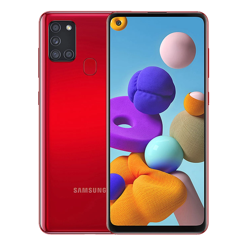 Samsung Galaxy A21s Duos white red