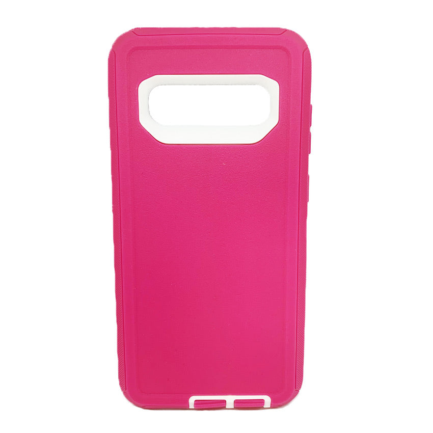 Generic-Samsung-S10-Plus-Defender-Case-pinkwhite- Fonez-Keywords : MacBook - Fonez.ie - laptop- Tablet - Sim free - Unlock - Phones - iphone - android - macbook pro - apple macbook- fonez -samsung - samsung book-sale - best price - deal