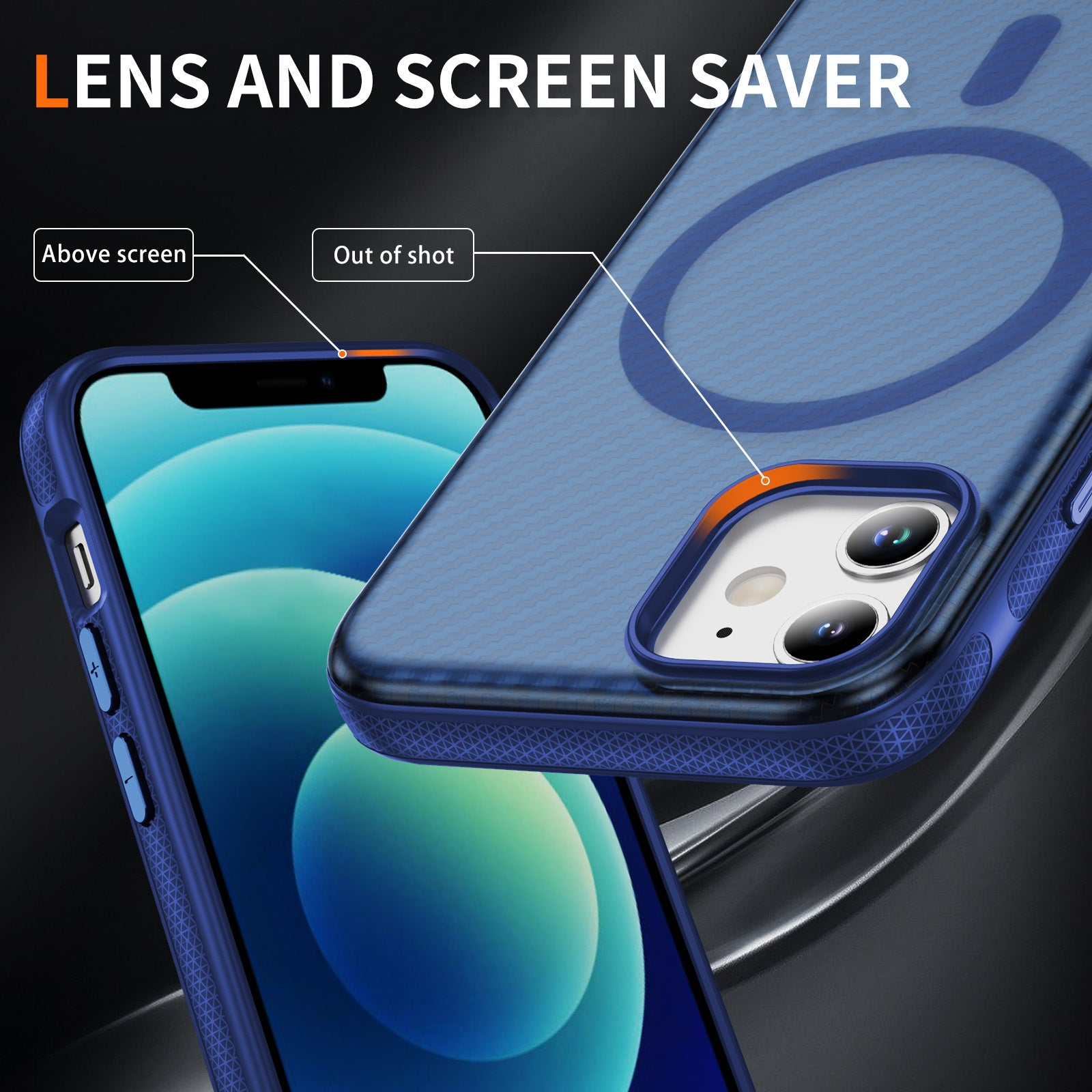 Fulcrum-Carbon Fiber-Magsafe Case iPhone 12/ 12 Pro