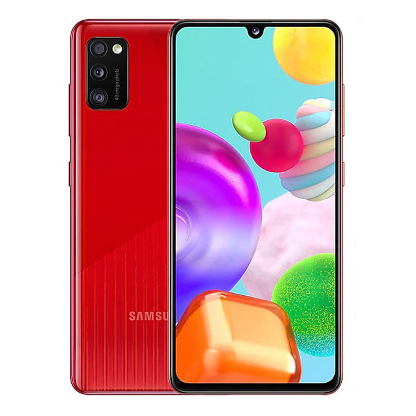 Samsung Galaxy A41 prism crush red