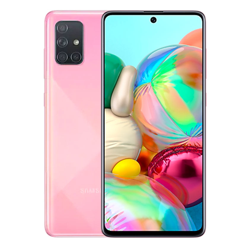 Samsung Galaxy A71 Duos Prism Crush Pink - Fonez-Keywords : MacBook - Fonez.ie - laptop- Tablet - Sim free - Unlock - Phones - iphone - android - macbook pro - apple macbook- fonez -samsung - samsung book-sale - best price - deal