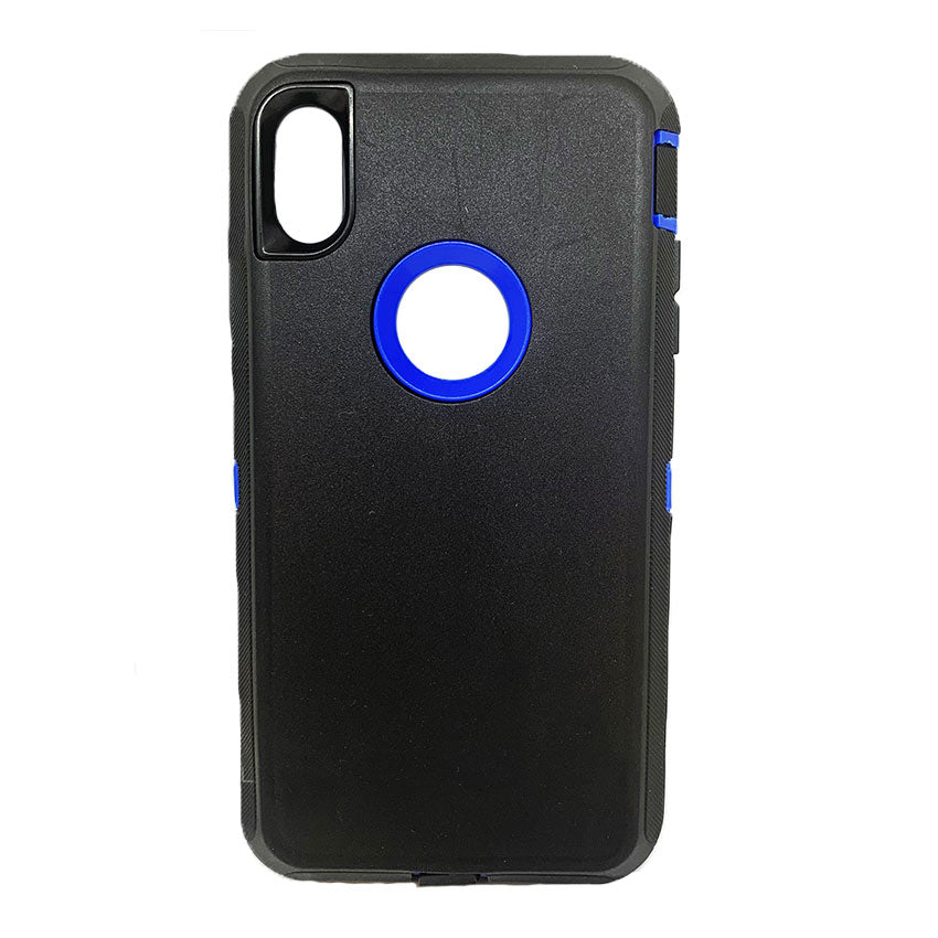 Generic Defender iPhone XS Max Case-Black:Blue1- Fonez-Keywords : MacBook - Fonez.ie - laptop- Tablet - Sim free - Unlock - Phones - iphone - android - macbook pro - apple macbook- fonez -samsung - samsung book-sale - best price - deal