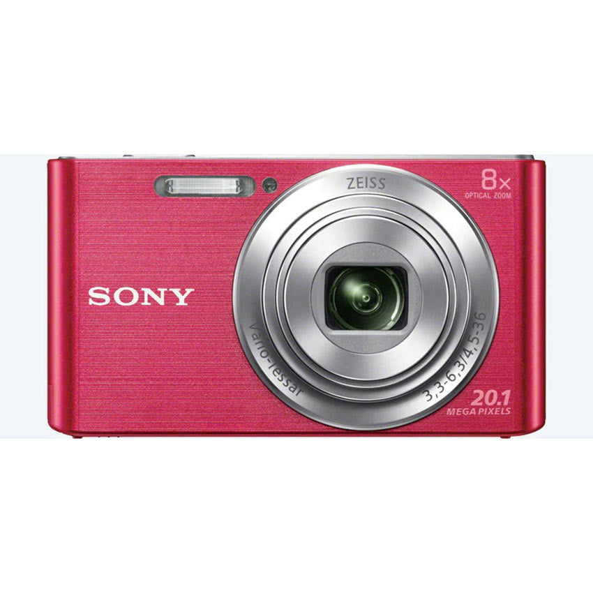 SONY CYBERSHOT W830 20MP 8X ZOOM DIGITAL CAMERA-black-pink