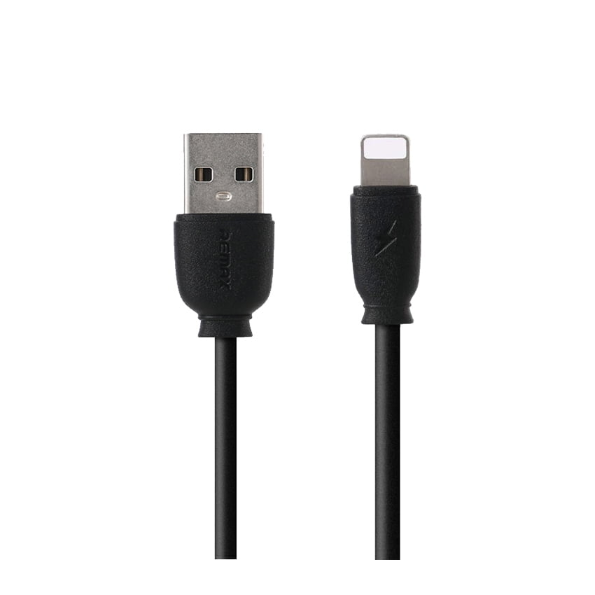 remax-fast-charhing-lightning-usb-black